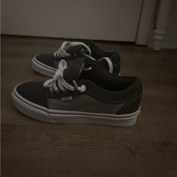 Vans Gray and White Men's Shoes - Picture 2 of 5